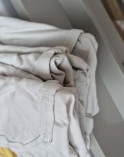 Lot de 7 bodies longue manches blanc Organic cahce coeur T.50